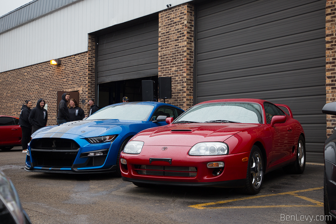 Shelby GT500 and Supra