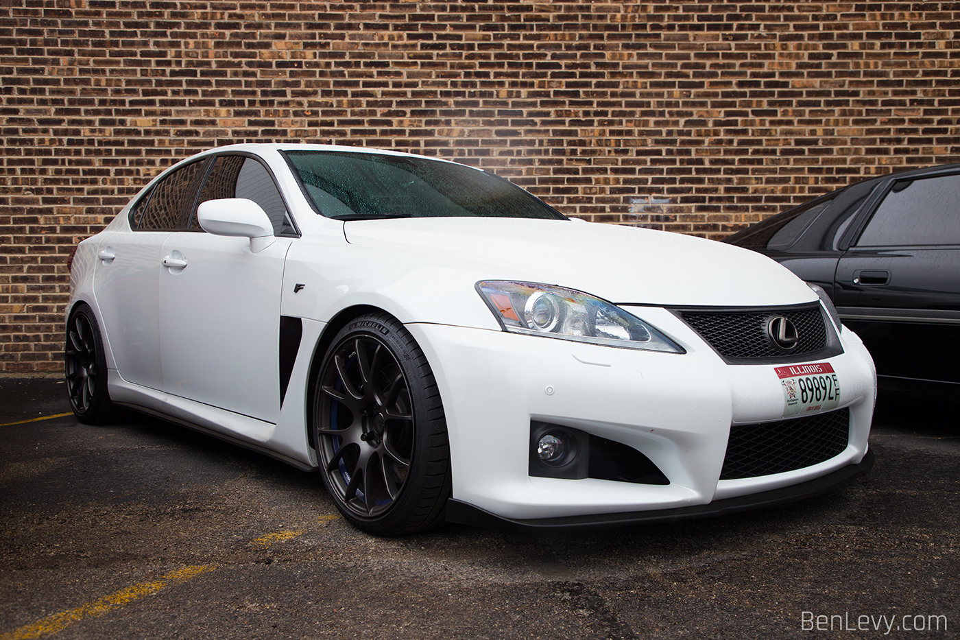 White Lexus IS-F