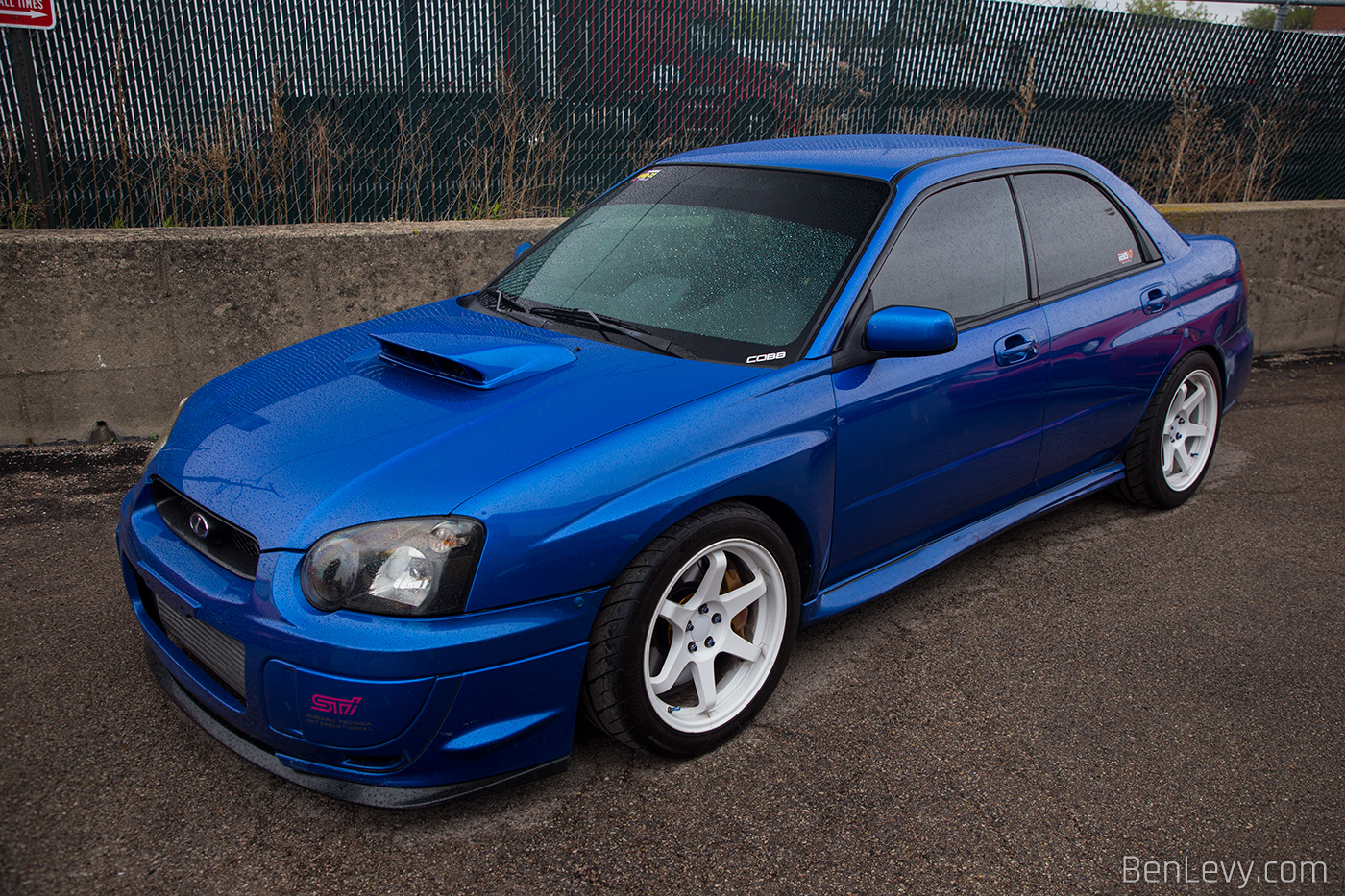 Blue Blobeye Subaru WRX STI