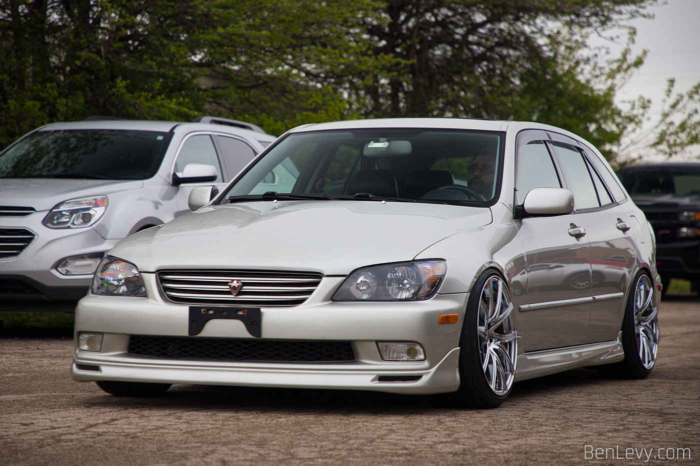 Silver Lexus IS300 SportCross at Sound Performance
