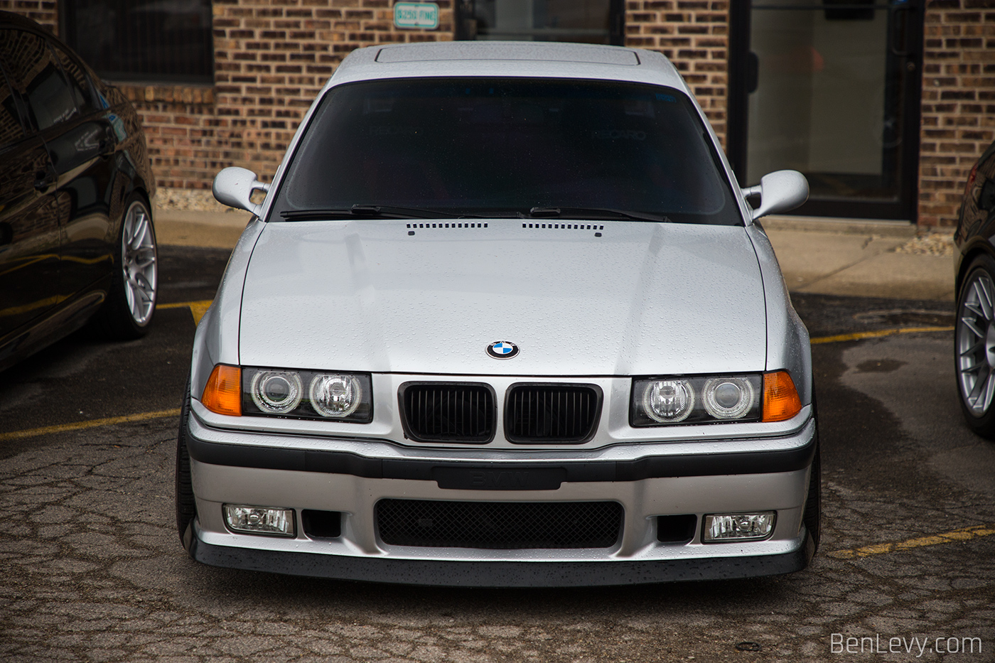 Front of Silver E36 BMW M3 Coupe