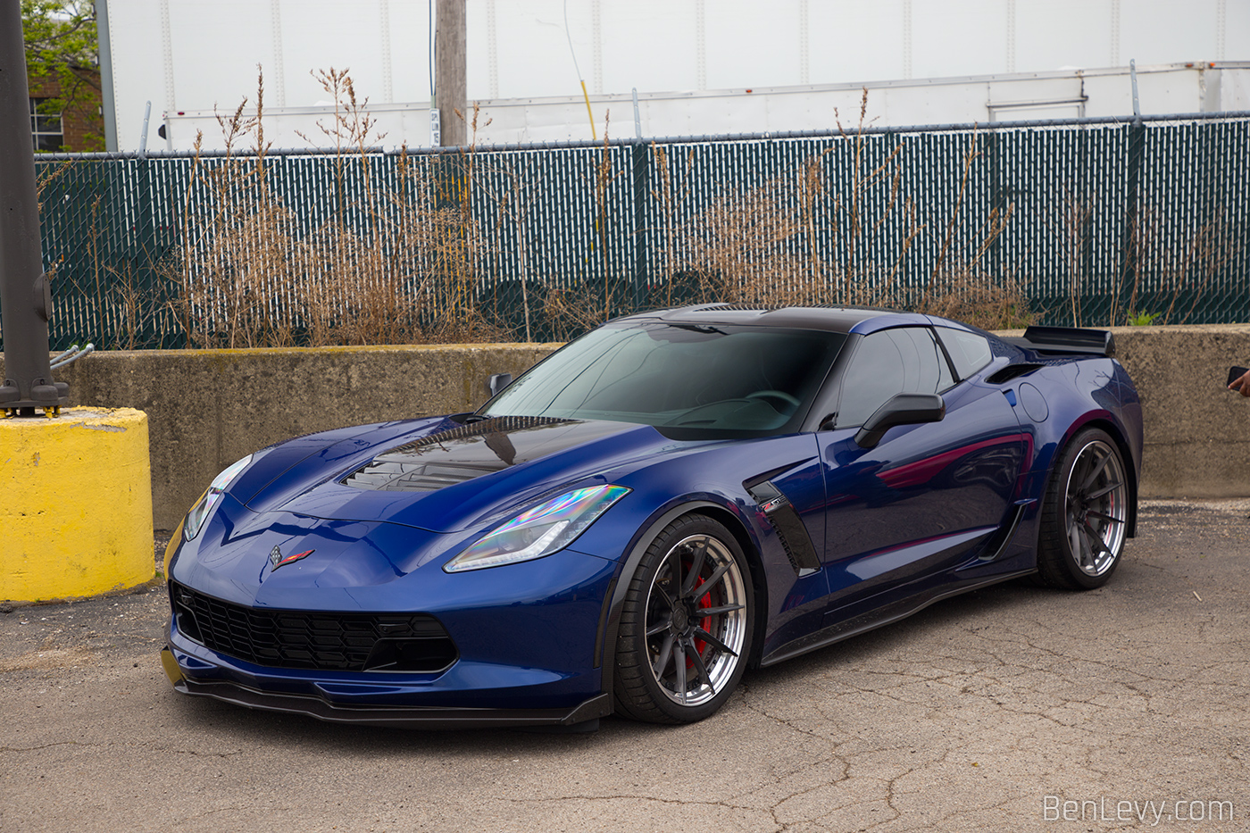 Blue C6 Corvette Z06