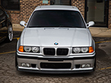 Front of Silver E36 BMW M3 Coupe