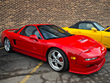 Red Acura NSX at Sound Performance