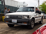 White Mazda B-Series Truck