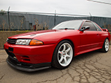 Red R32 Skyline GT-R at Sound Performance Dyno Day
