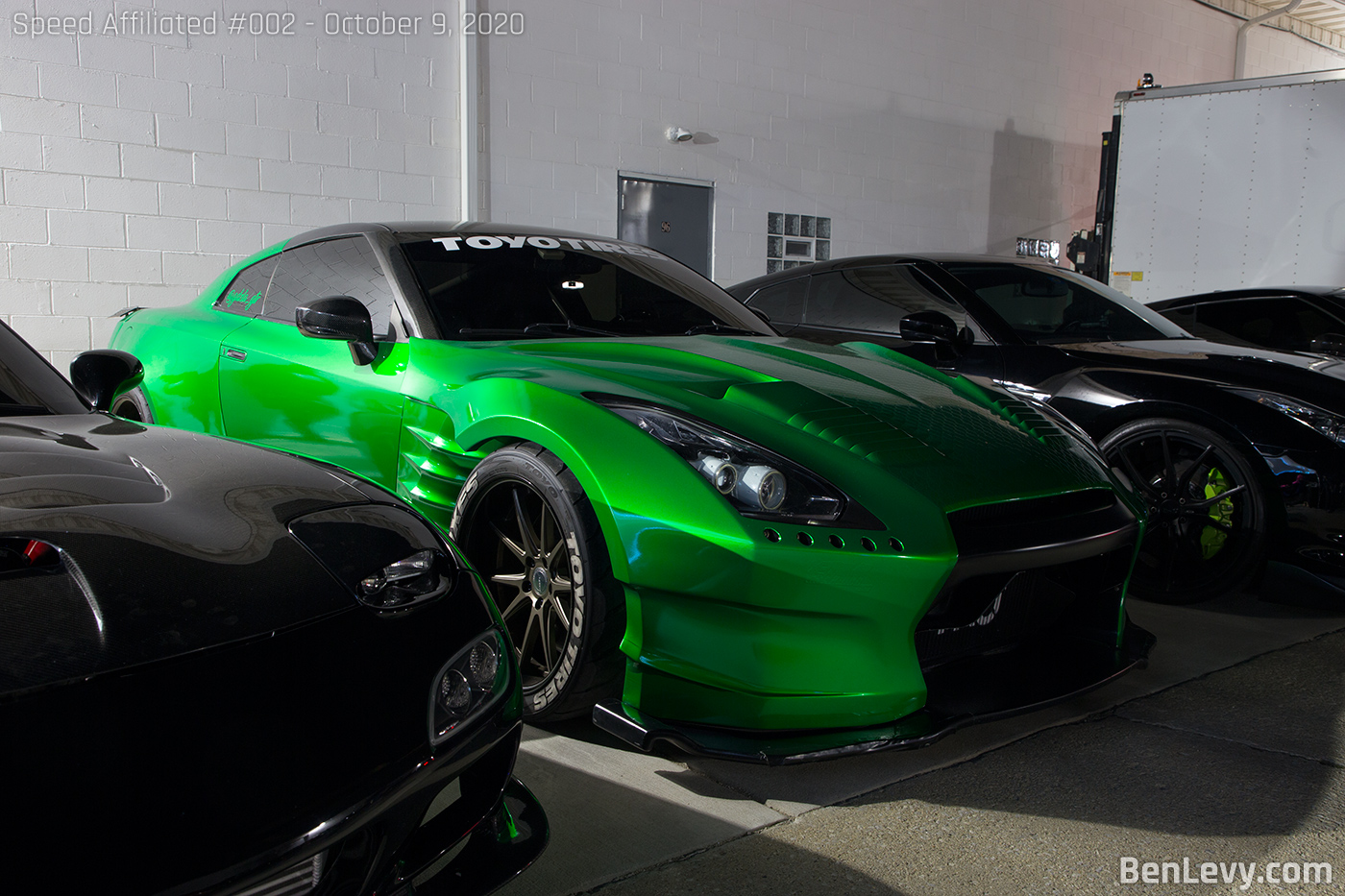 Widebofy R35 Nissan GT-R in Green