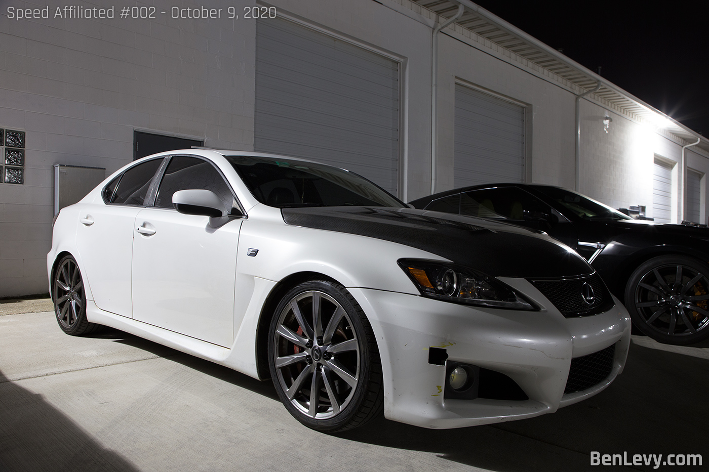 White Lexus IS-F