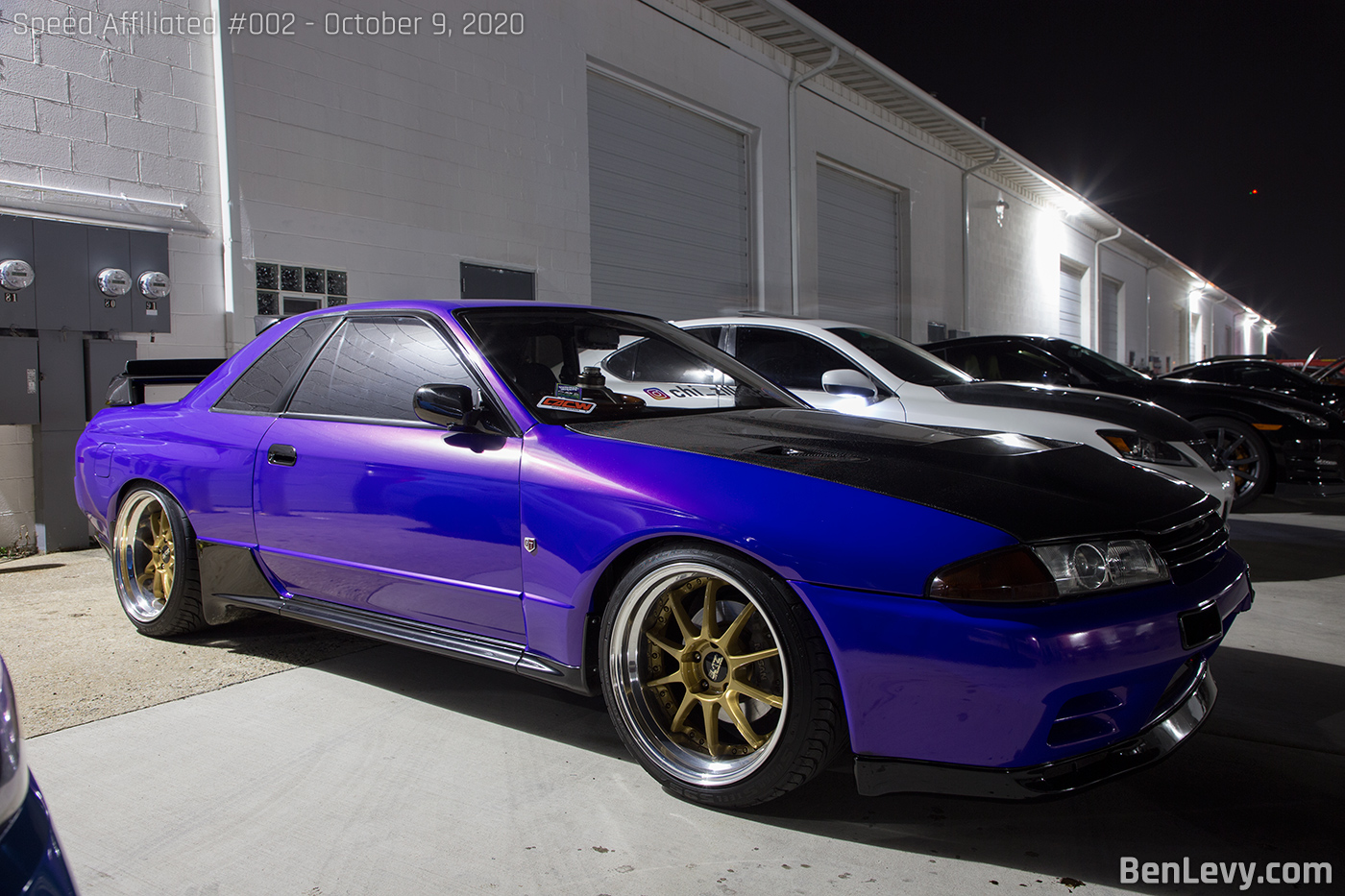 Purple Skyline GT-R