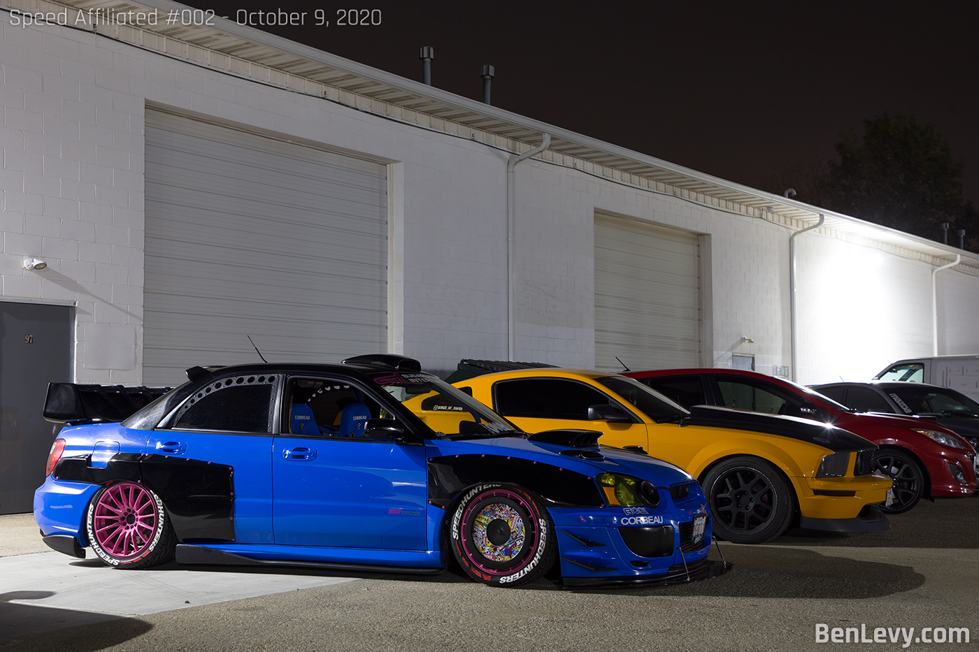 Subaru WRX and Ford Mustang at Midwest Modded