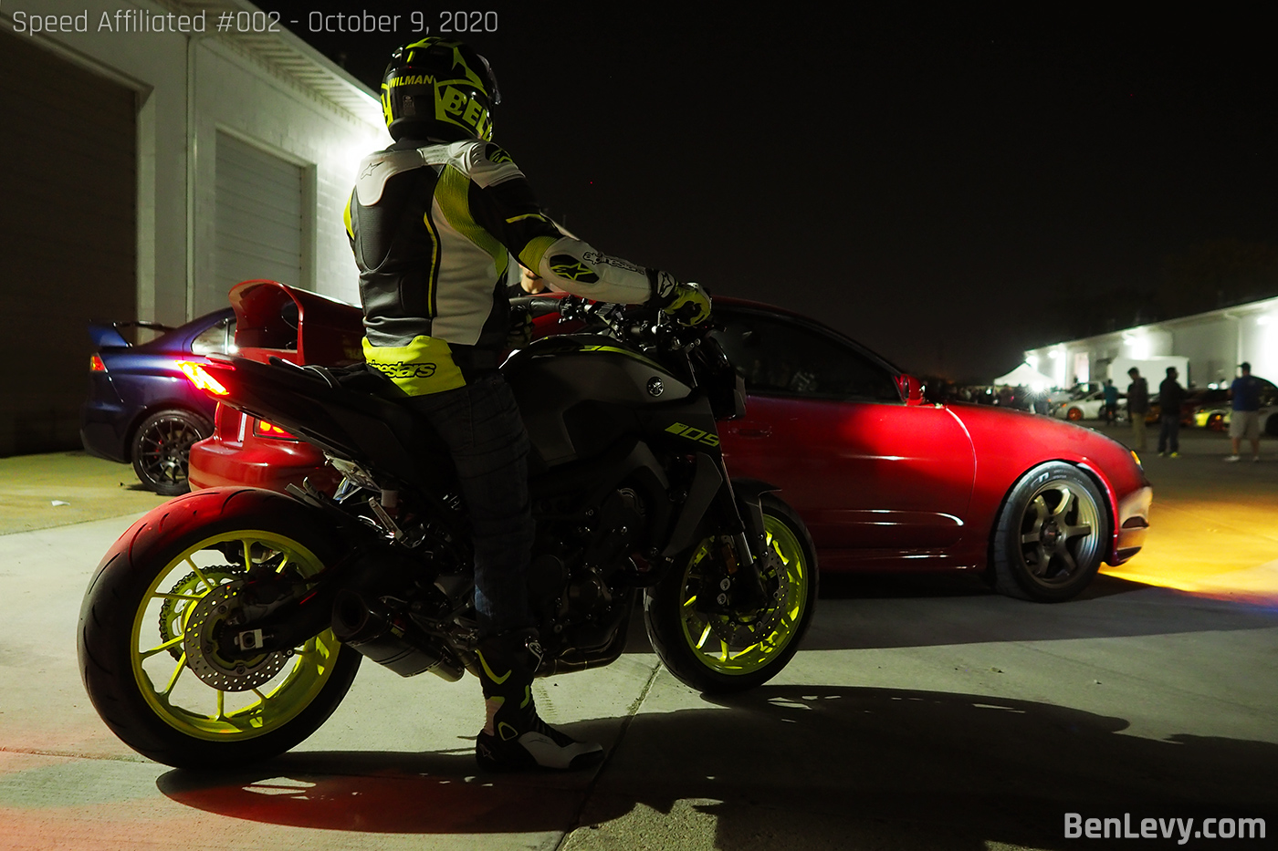 Yamaha MT-09 and Celica GT-Four