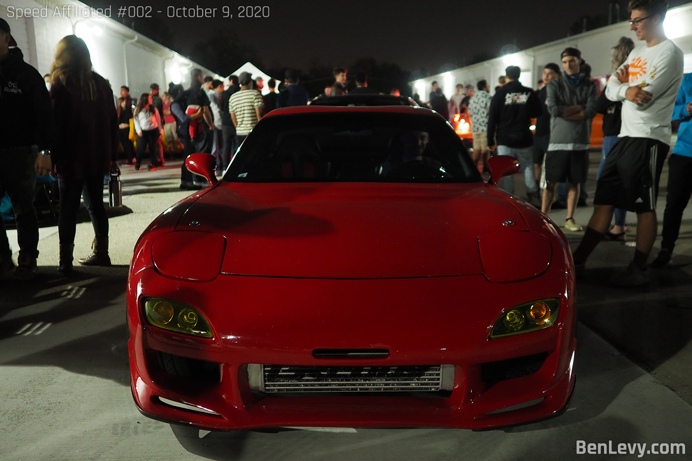 Red FD RX-7 at Speed Affiliated #002