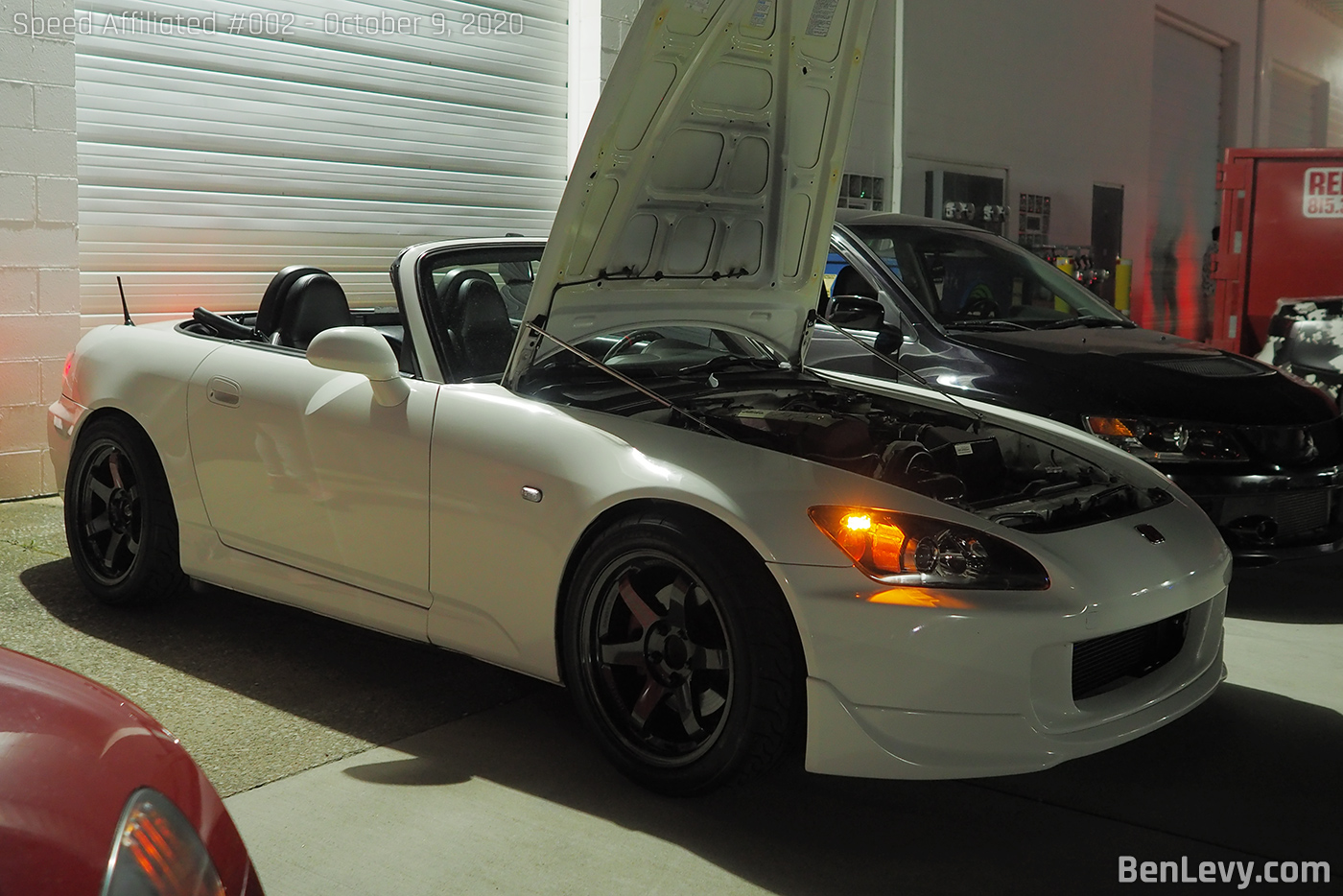 White Honda S2000