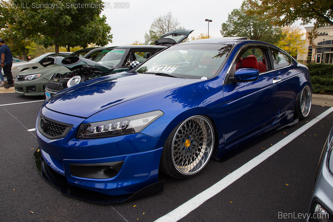 Blue Honda Accord Coupe