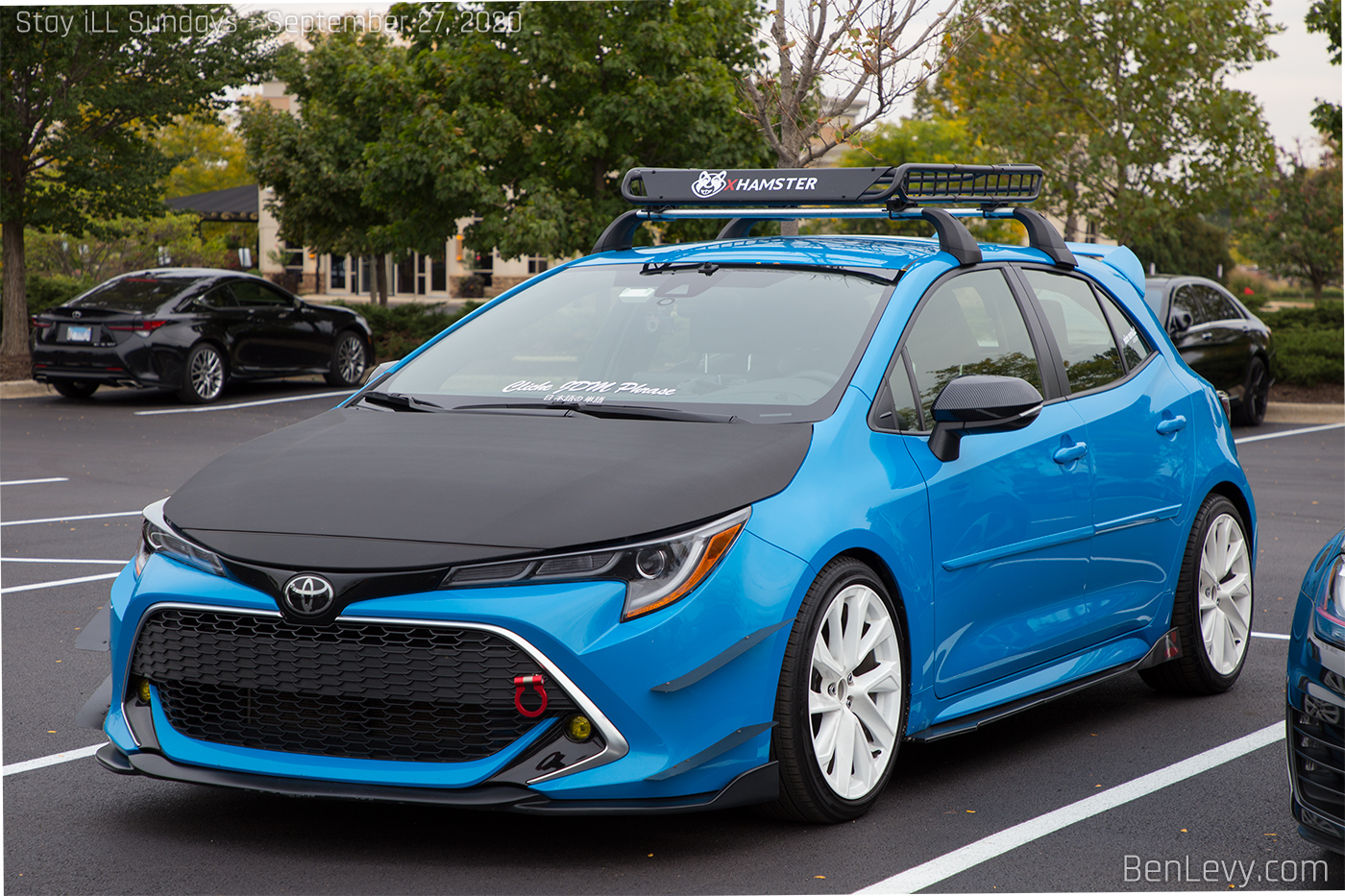 Toyota Corolla Hatchback Xse In Blue Flame Benlevy Latest Toyota News