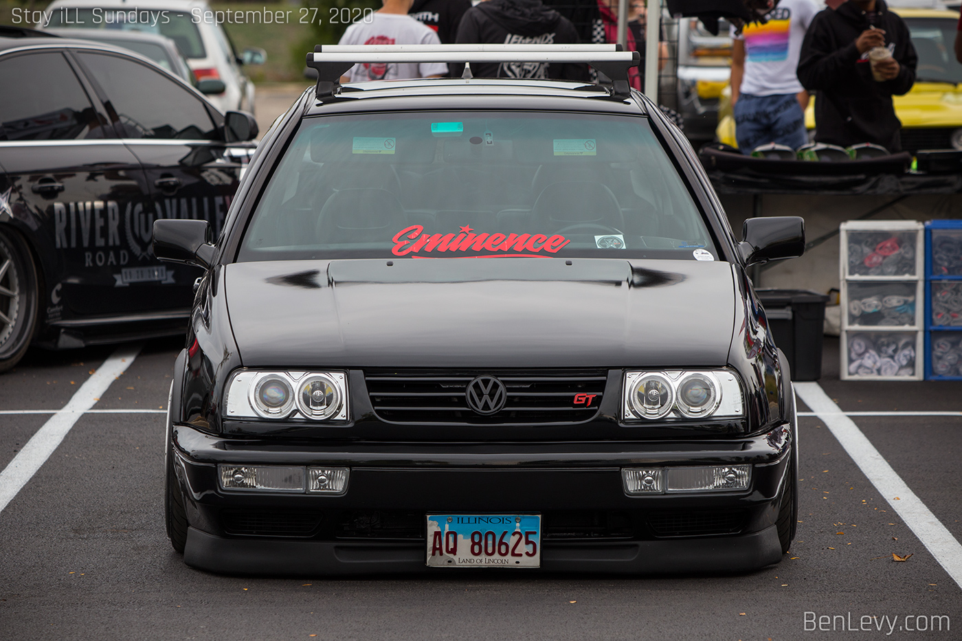 Black Volkswagen Jetta GT with Eminence sticker