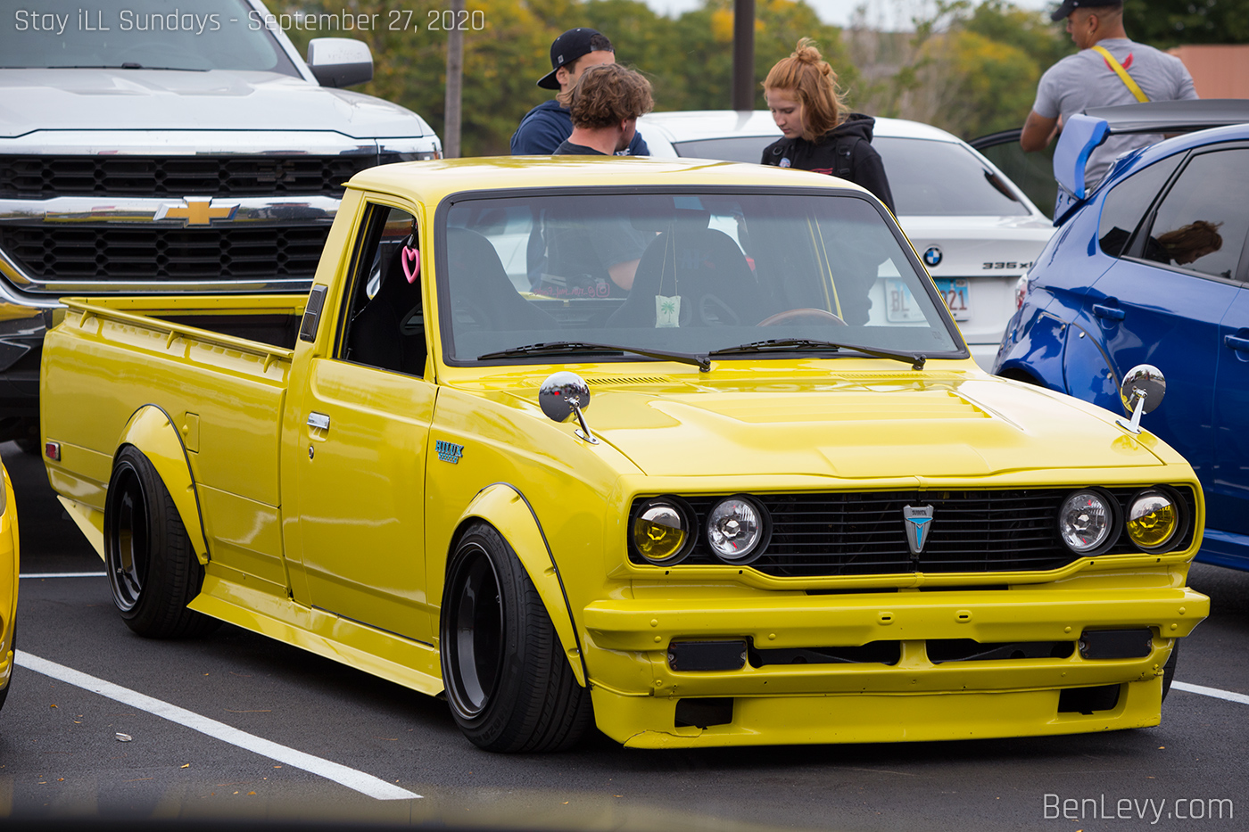 Yellow 1978 Toyota Hilux