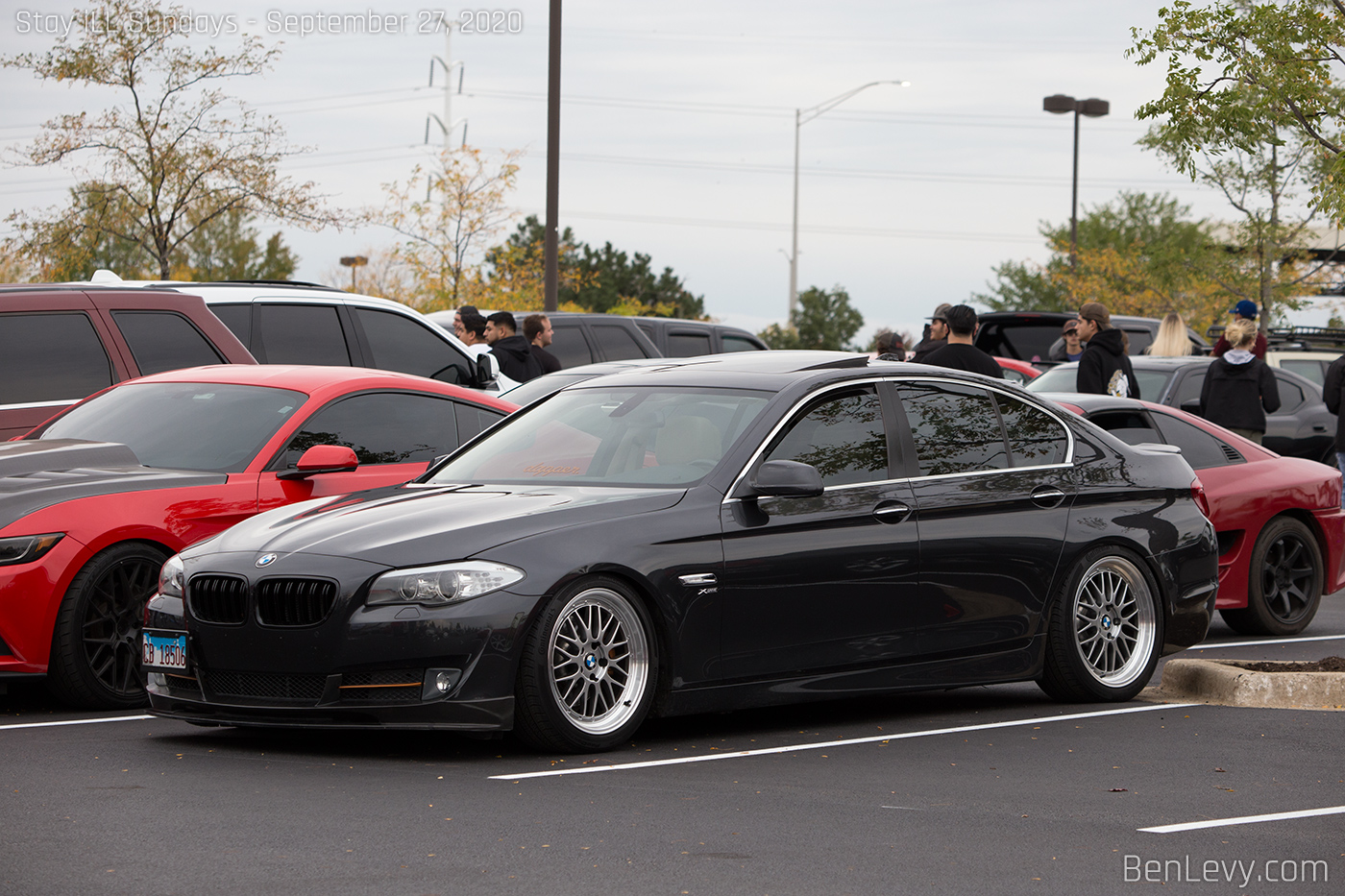 Black BMW 5 Series