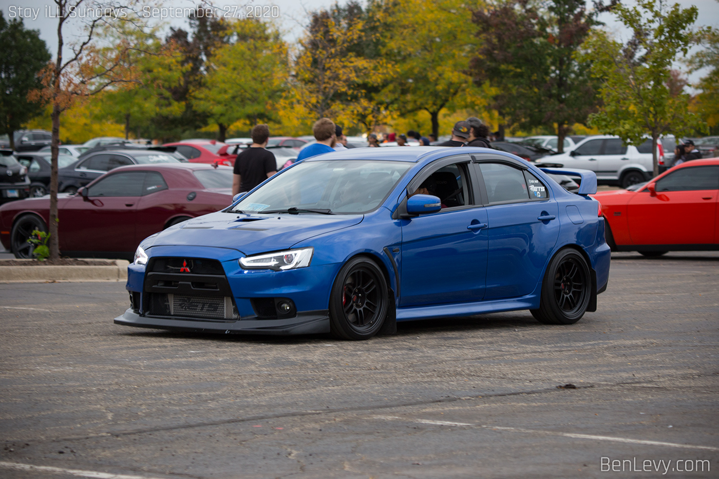 Blue Lancer Evolution X