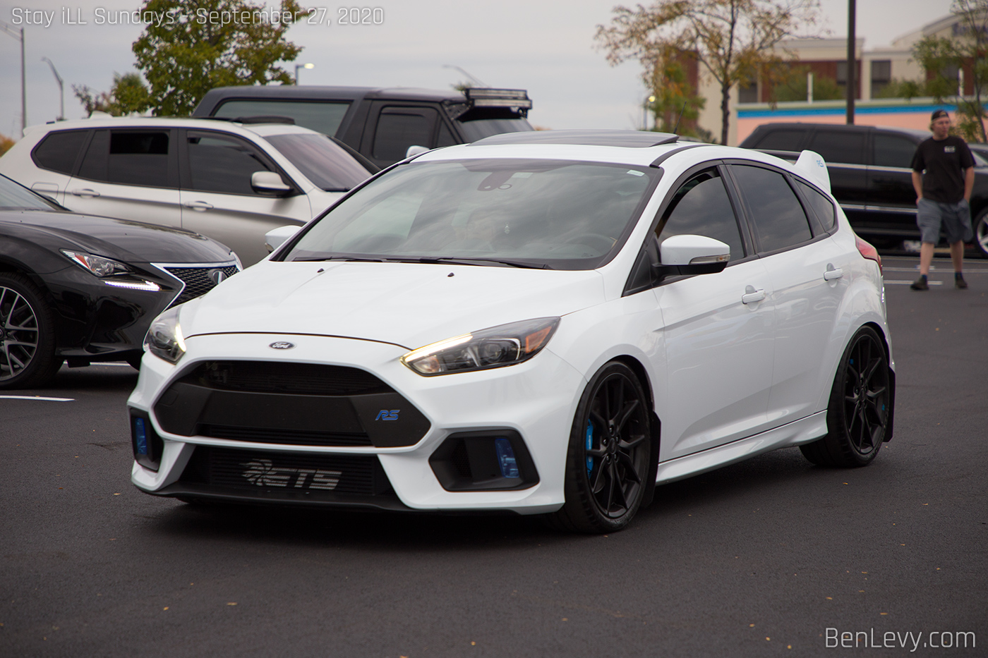 White Ford Focus RS - BenLevy.com