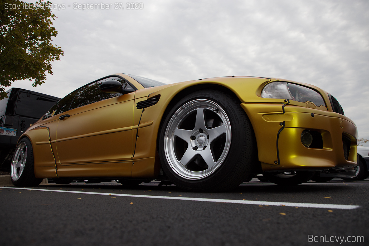 Modified Yellow BMW M3