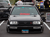 Black Volkswagen Jetta GT with Eminence sticker