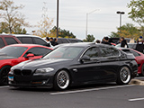 Black BMW 5 Series