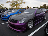 Purple Infiniti G35 Coupe at Stay iLL Meet