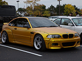 Yellow E46 BMW M3