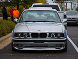 Front of Silver E34 BMW 5-Series