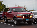 Red Ford Bronco