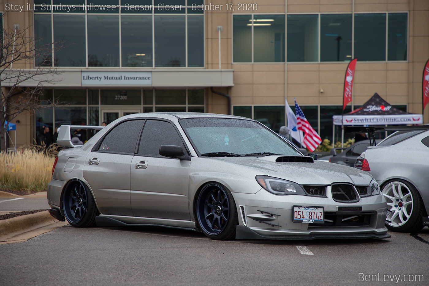Silver Hawkeye WRX with Airlift Suspension