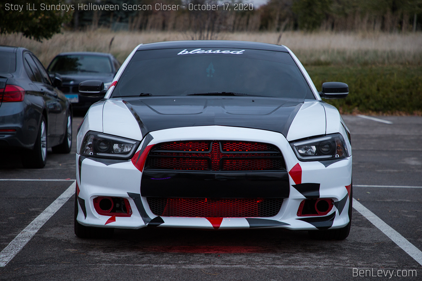 Dodge Charger with menacing lights