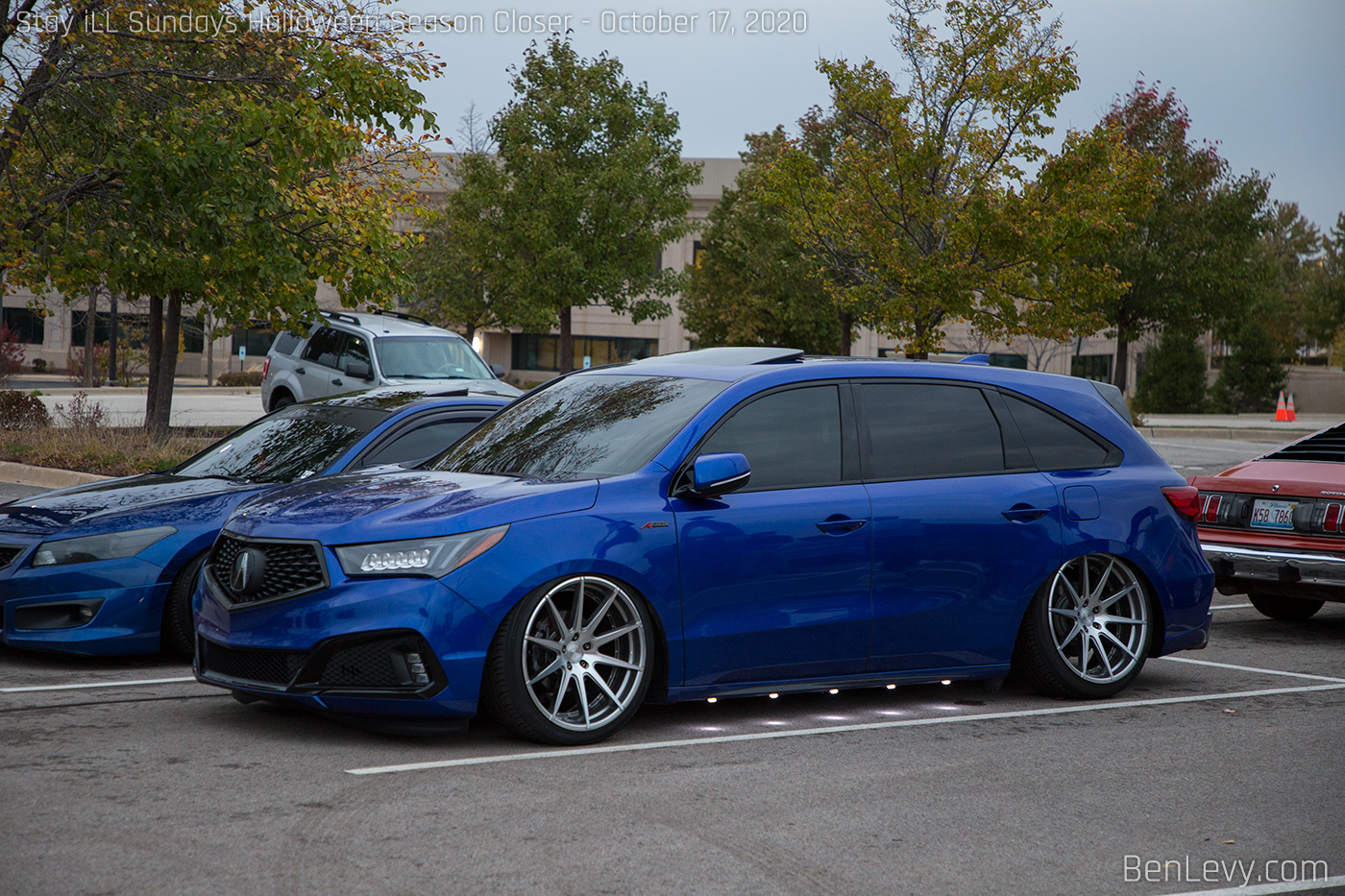 Blue, Bagged Acura MDX