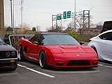 Red Acura NSX