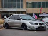 Silver Hawkeye WRX with Airlift Suspension