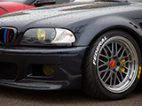 BMW Motorsport Stripes in E46 M3 Headlight