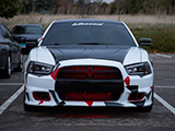 Dodge Charger with menacing lights