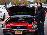 Chris and his '72 Chevy Camaro SS