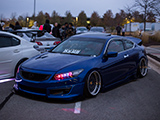 Blue Accord Coupe with jewel headlights