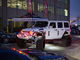 White Jeep Wrangler at Stay iLL Halloween Meet