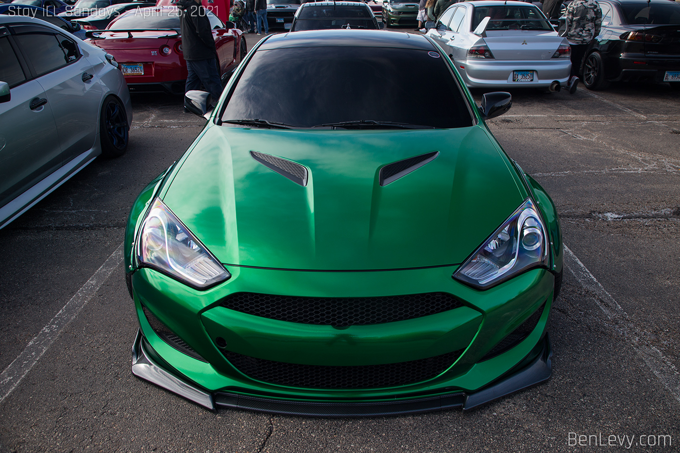 Front of Wide-body Hyundai Genesis Coupe