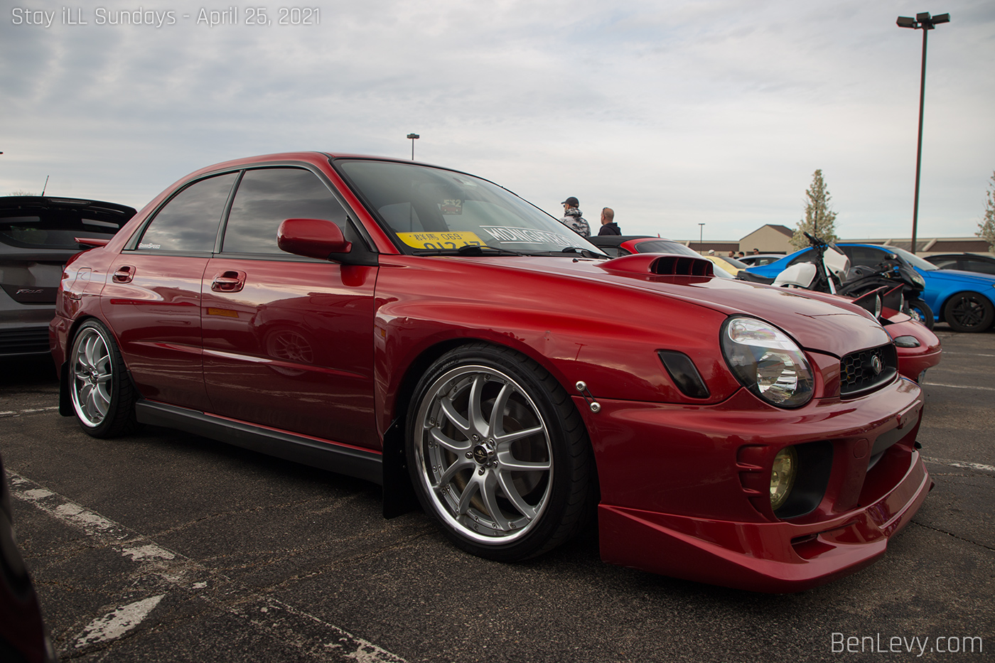 Red Subaru WRX