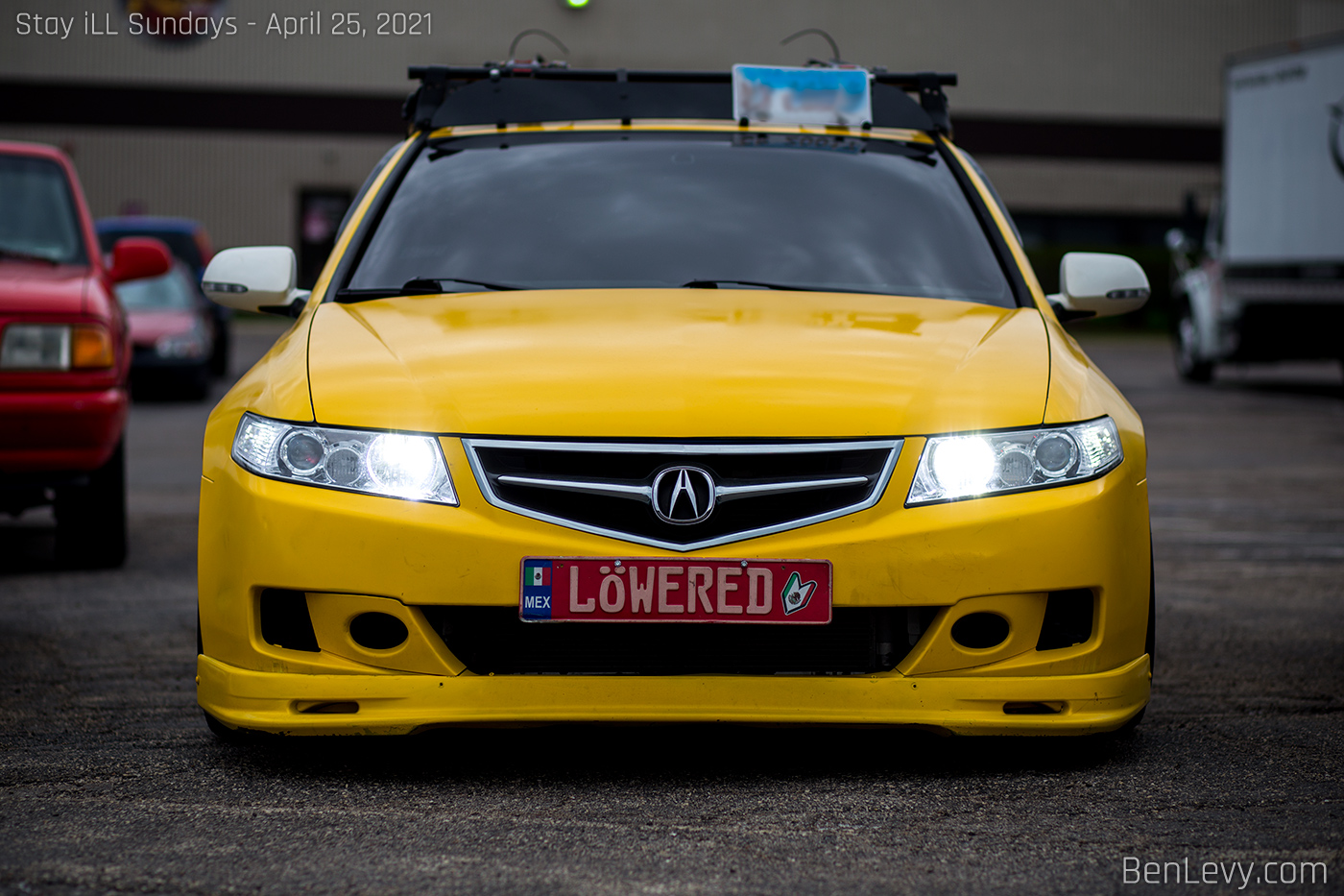 Front of a Lowered Acura TSX