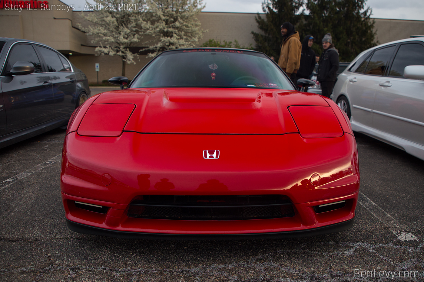 Front of Red Acura NSX from Ubae Crew