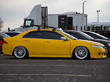 Yellow Acura TSX