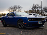 Blue Dodge Challenger