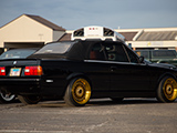 Black E30 BMW Cabrio