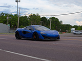 Blue McLaren 600LT