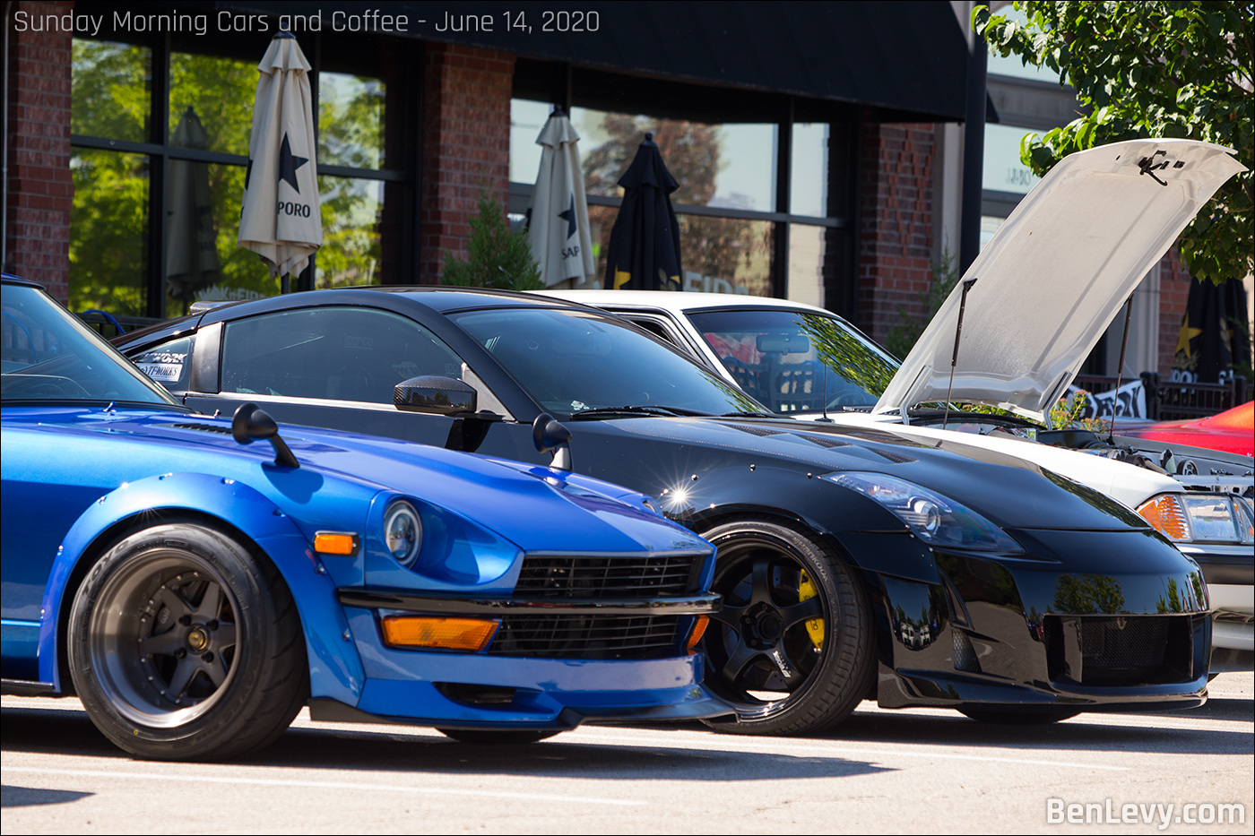 Old and New Nissan Z at Sunday Morning Cars and Coffee